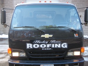 Massachusetts Industrial Commercial Roofing Company Truck